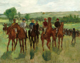 The Riders, Edgar Degas, 1885 Boxed Canvas