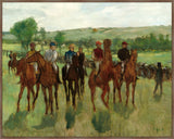 The Riders, Edgar Degas, 1885 on Canvas