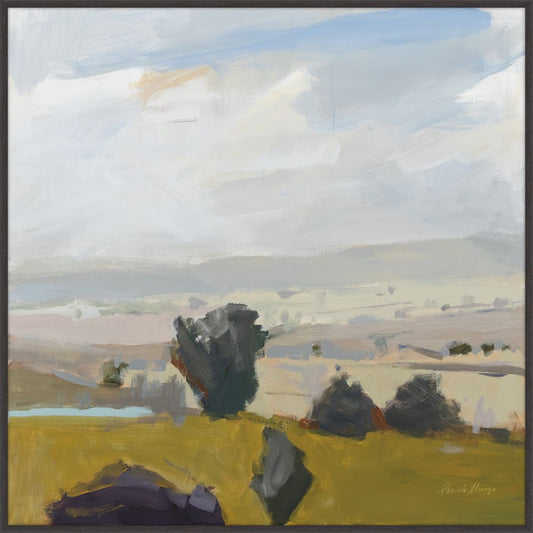 View of the Valley on Canvas