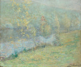 Misty May Morn, John Henry Twachtman, 1899 Boxed Canvas