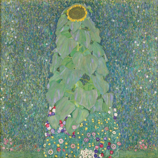 The Sunflower, Gustav Klimt, 1907 Boxed Canvas