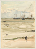 Whistler By the Sea IV on Canvas