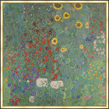 Cottage Garden with Sunflowers, 1913 Gustav Klimt on Canvas