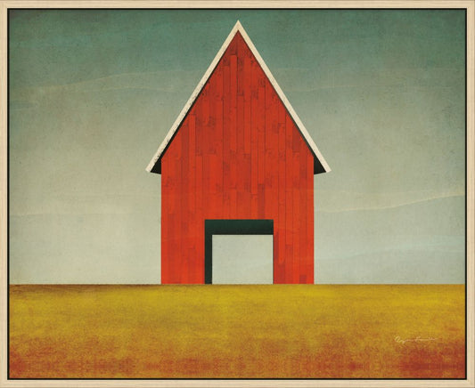 Red Barn  on Canvas