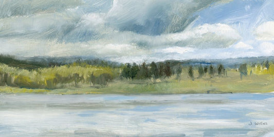 Interior Lake I on Boxed Canvas