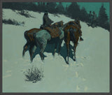 A Reconnaissance  1902 Fredric Remington on Canvas