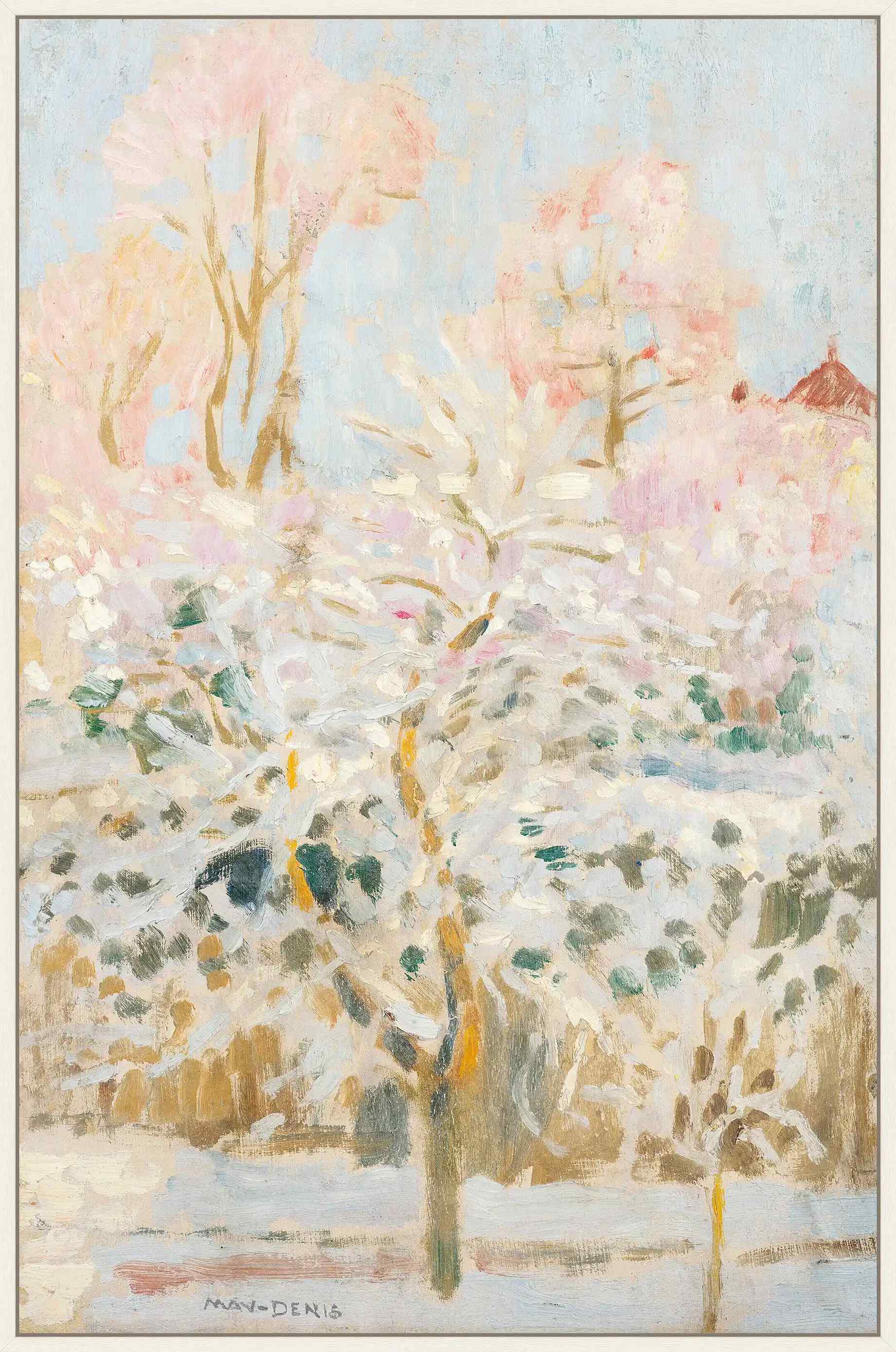 Jardin Sous L Neige, 1909, Maurice-Denis On Canvas