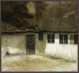 Corner Of A Farm , Hammershoi , 1875 On Canvas
