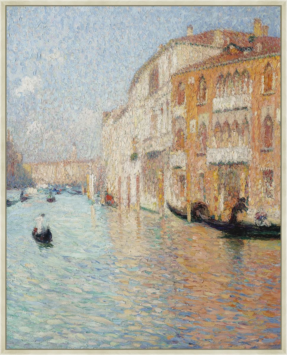 Le Palais Jaune On Canvas