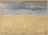 A Rye Field Near Ring Village On Canvas