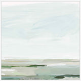 Calm Horizons Over Quite Fields On Canvas
