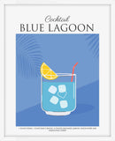 Blue  Lagoon In White