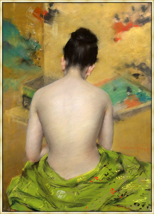 Figure Study, William Merritt Chase, 1888 on Canvas
