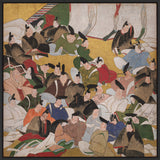 Thirty-Six Poetic Immortals on Canvas