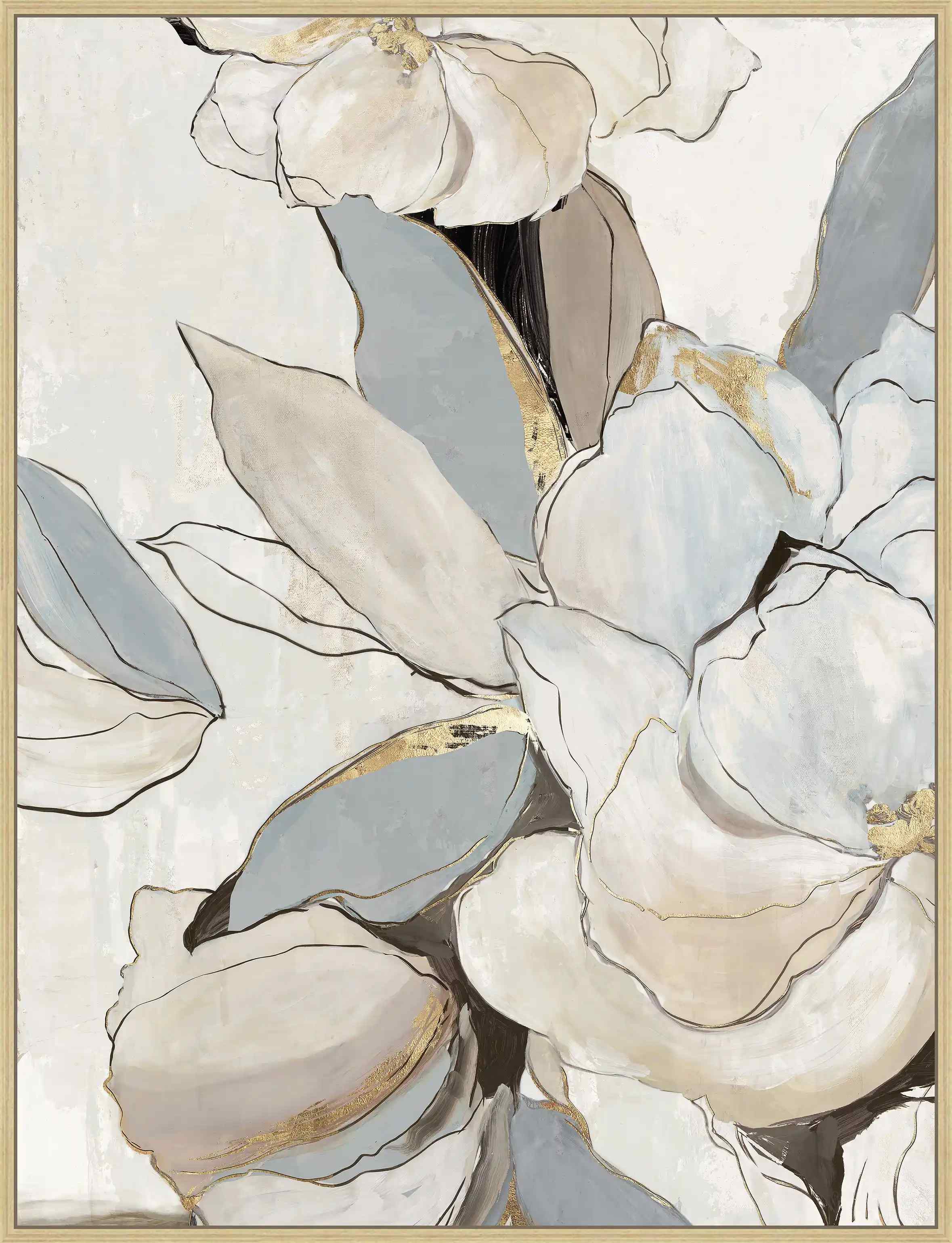 Petals Of Subtle Elegance On Canvas