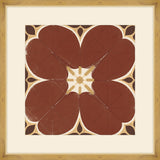 Bloemvorm in Burnt Sienna