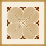 Bloemvorm in Sand and Burnt Sienna