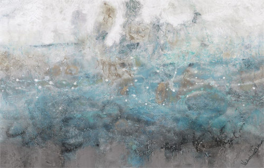 Blue Martini Boxed Canvas