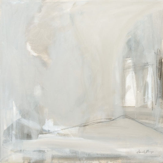 Delicate Gray Boxed Canvas