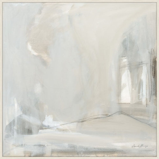 Delicate Gray on Canvas