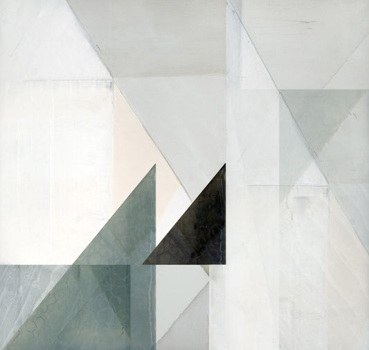 Crackelure I on Boxed Canvas