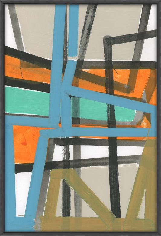 Road Map III on Canvas