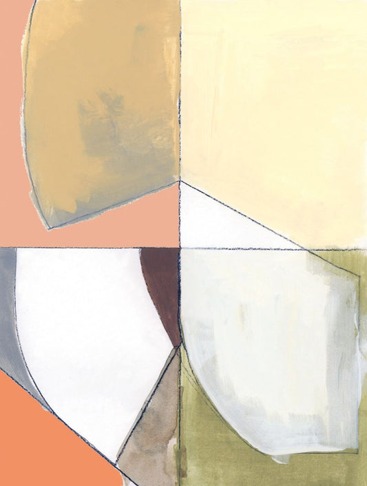 Creamsicles I on Boxed Canvas