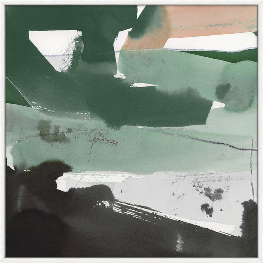 Notes of Green II on Canvas