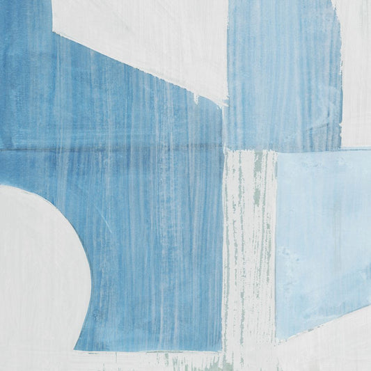 Midway Blue I on Boxed  Canvas