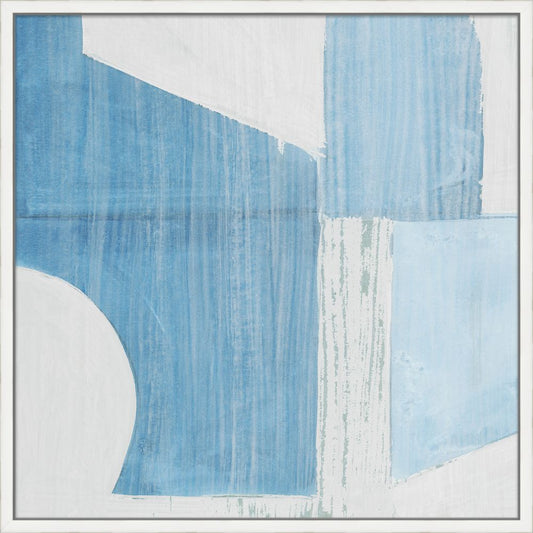 Midway Blue I on Canvas