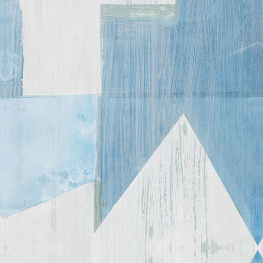 Midway Blue II on Boxed Canvas