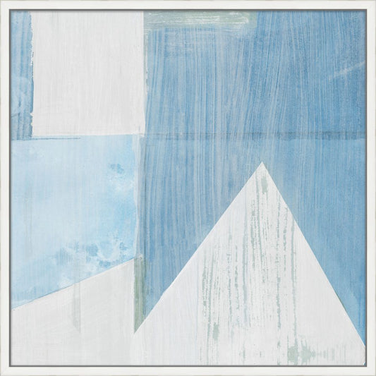 Midway Blue II on Canvas