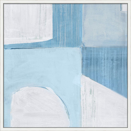 Midway Blue III on Canvas