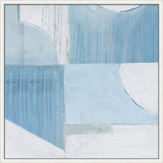 Midway Blue IV on Canvas