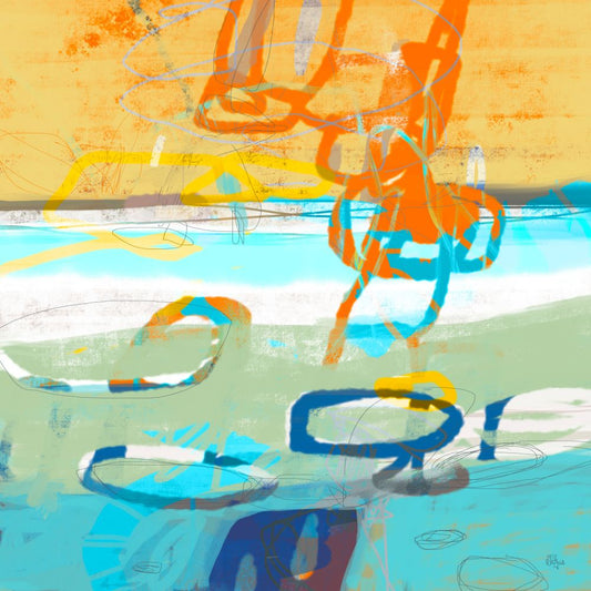 Modern Dreams I on Boxed Canvas