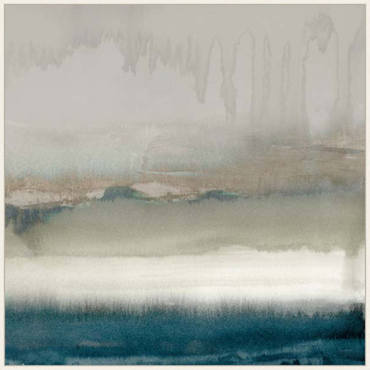 Blue Fogline II in White Wash