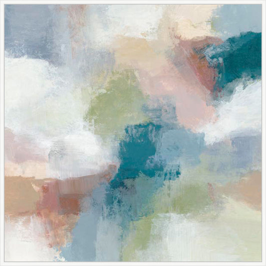 Colourful Blended Hues in White  Grande