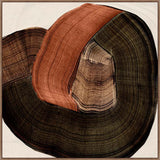 Folded Earth II in Walnut