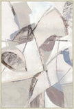 Gentle Layers of Tranquil Forms I in Silver  Grande