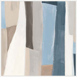 Geometric Harmony in Soft Hues II in White