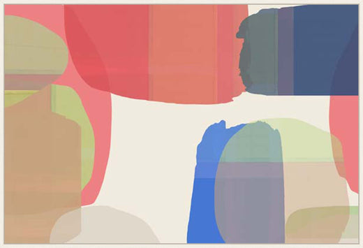 Intersecting Colors II in White Wash