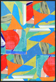 Interlocking Colors I in Black  Grande
