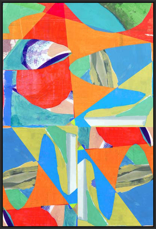 Interlocking Colors II in Black