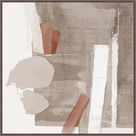 Neutral Tones and Subtle Forms in Dark Walnut