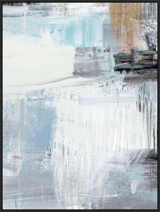 Urban Winter Reflections I in Black