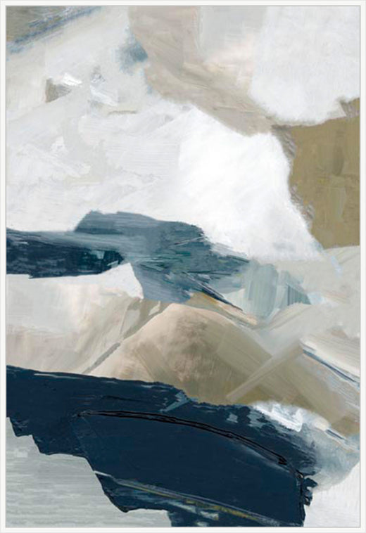 Vivid Strokes I in White  Grande