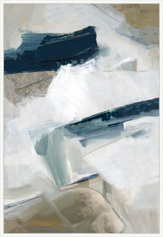 Vivid Strokes II in White