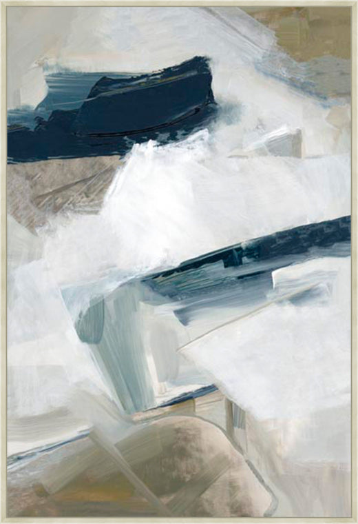Vivid Strokes II in Silver  Grande
