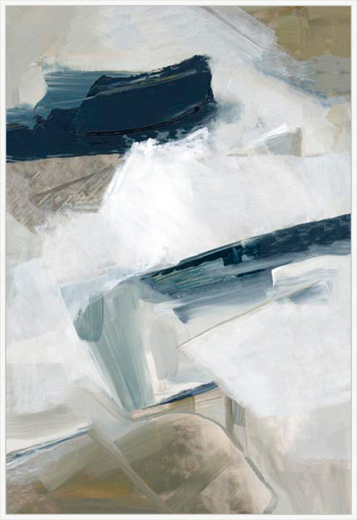 Vivid Strokes II in White  Grande