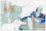 Whispers of Colorful Abstracttion in White